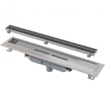 Водоотводящий желоб ALCAPLAST APZ1107-1050 FLOOR с порогами для решетки под кладку плитки Low, вертикальный сток Водоотводящий желоб ALCAPLAST APZ1107-1050 FLOOR с порогами для решетки под кладку плитки Low, вертикальный сток