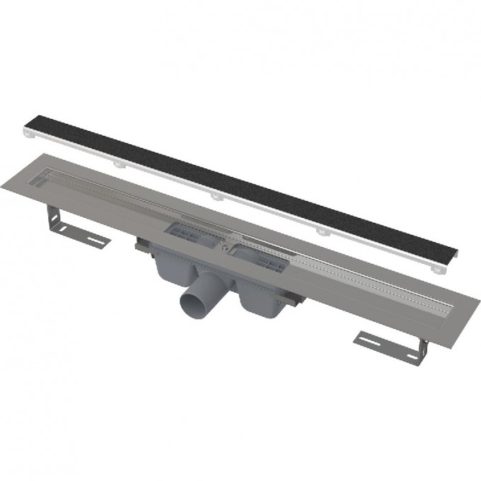 Водоотводящий желоб ALCAPLAST без порогов, с решеткой под кладку плитки APZ15-1050 SMART