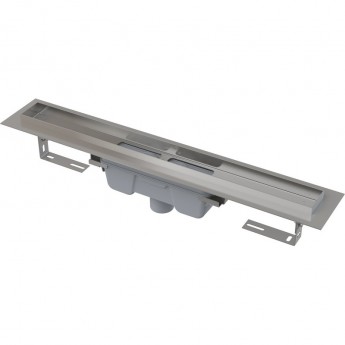 Водоотводящий желоб ALCAPLAST APZ1006S-1050 PROFESSIONAL с порогами для цельной решетки, вертикальный слив Водоотводящий желоб ALCAPLAST APZ1006S-1050 PROFESSIONAL с порогами для цельной решетки, вертикальный слив