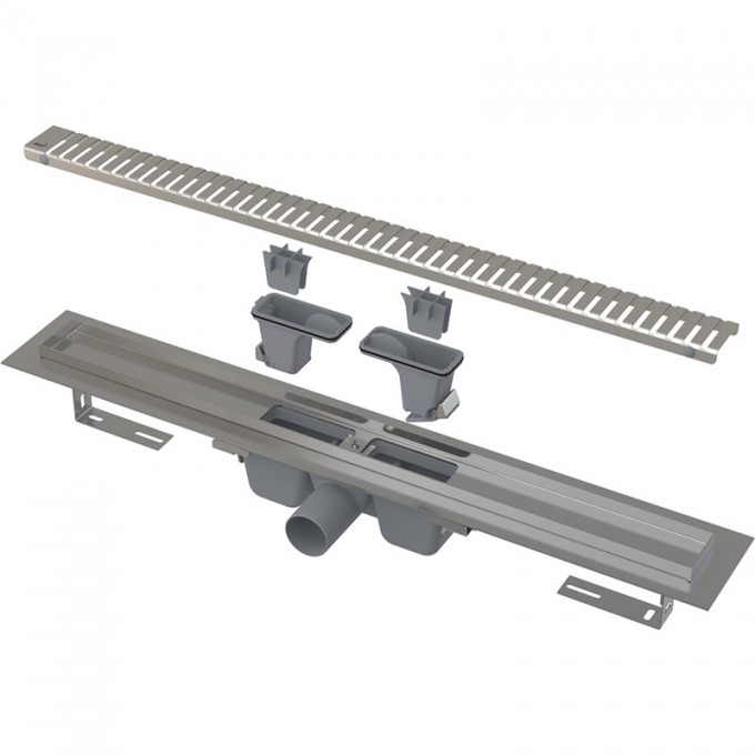 Водоотводящий желоб ALCAPLAST с перфорированной решеткой APZ1SMART-LINE-650