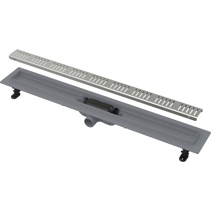 Водоотводящий желоб с порогами ALCAPLAST APZ10 SIMPLE для перфорированной решетки AG100401550 Водоотводящий желоб с порогами ALCAPLAST APZ10 SIMPLE для перфорированной решетки AG100401550
