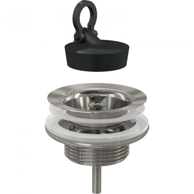 Водослив ALCAPLAST для умывальника 5/4" цельнометаллический A439 Водослив ALCAPLAST для умывальника 5/4" цельнометаллический A439