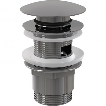 Водослив ALCAPLAST A390 для умывальника click/clack 5/4", цельнометаллический