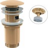 Водослив ALCAPLAST для умывальника click/clack 5/4", цельнометаллический A392-G-P