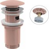 Водослив ALCAPLAST для умывальника click/clack 5/4", цельнометаллический A392-RG-P