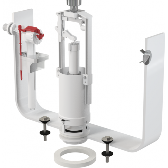 Выпускной комплект ALCAPLAST CHROM со стоп кнопкой, 1/2" SA2000 1-2