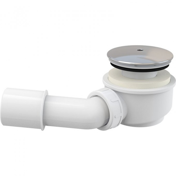 Выпускной комплект ALCAPLAST для душевого поддона, хромированный пластик A471CR-60 Выпускной комплект ALCAPLAST для душевого поддона, хромированный пластик A471CR-60