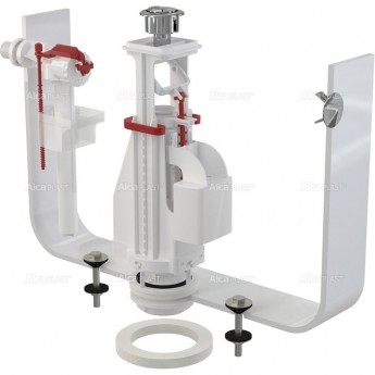 Выпускной комплект ALCAPLAST с двойной кнопкой, впускной механизм А 15 подключение 1/2"