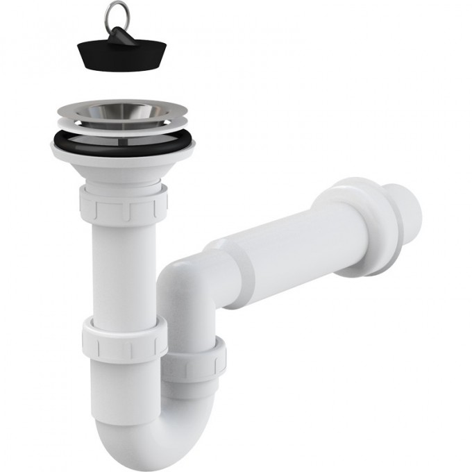 Выпускной комплект ALCAPLAST с гидрозатвором A464-DN50 Выпускной комплект ALCAPLAST с гидрозатвором A464-DN50