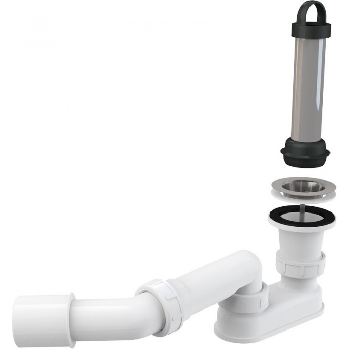 Выпускной комплект ALCAPLAST с гидрозатвором и коленом A462-50