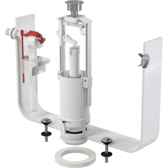 Выпускной комплект ALCAPLAST SA2000 CHROM со стоп кнопкой, 1/2"