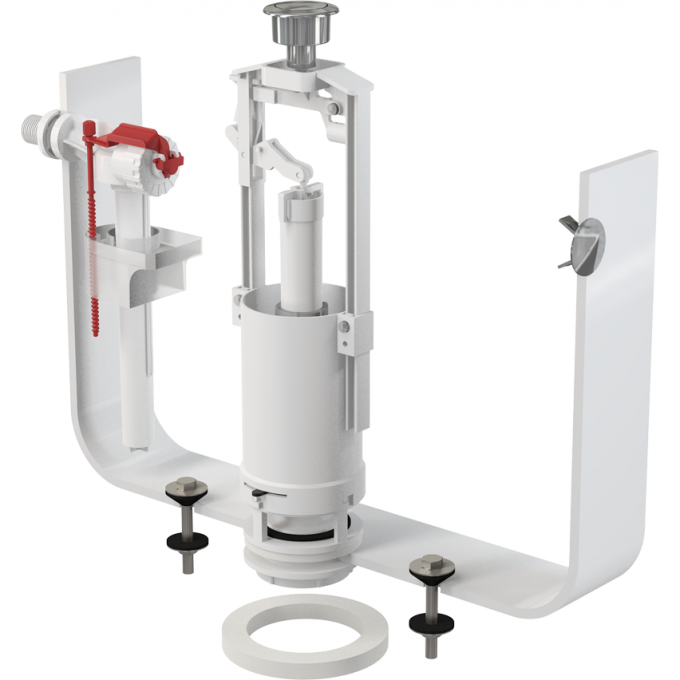 Выпускной комплект ALCAPLAST SA2000 CHROM со стоп кнопкой, 1/2" SA2000_1__2