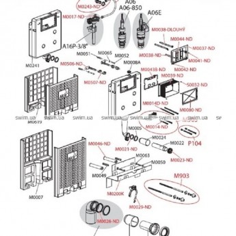 Запасная часть ALCAPLAST M0029-ND к скрытым системам инсталляций