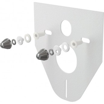 Звукоизоляционная плита ALCAPLAST M910CR для подвесного унитаза и для биде с принадлежностями